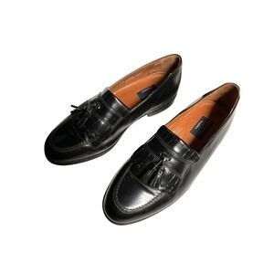 Bostonian Classics Shoes Mens Size 9.5 Black Leather Tassel Loafer Dress Formal